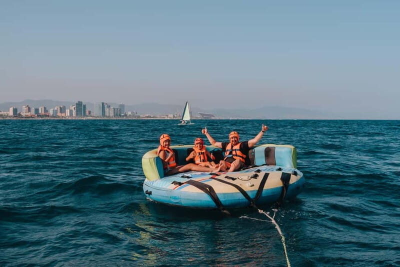 Barcelona: Inflatable Water Tube Ride at Port Olímpic - FAQs