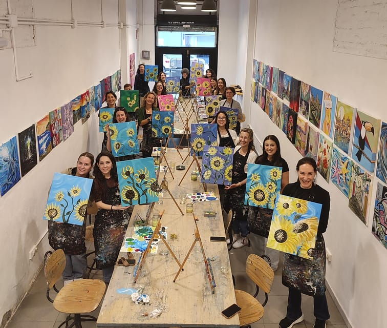 barcelona-learn-to-paint-sip-wine-enjoy-snacks-music