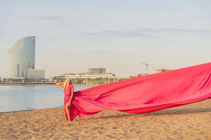 Barcelona: Magic Pink Flying Dress Photoshoot - FAQ