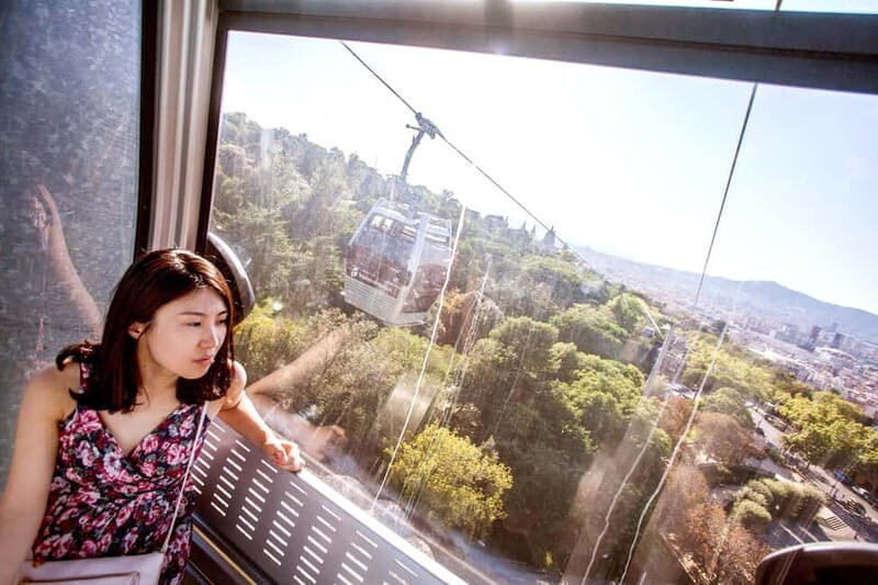 Barcelona: Montjuïc Cable Car Roundtrip Ticket - What to Expect at Each Stop