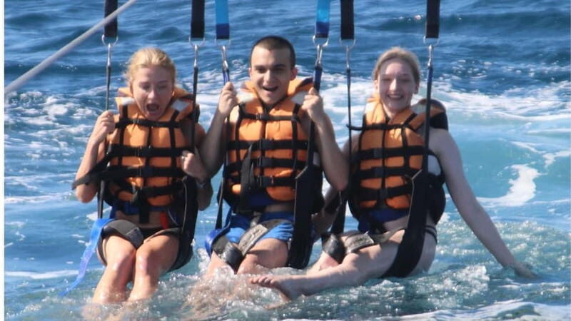 Barcelona: Parasailing with panoramic views over the sea - The Starting Point: Port Fòrum