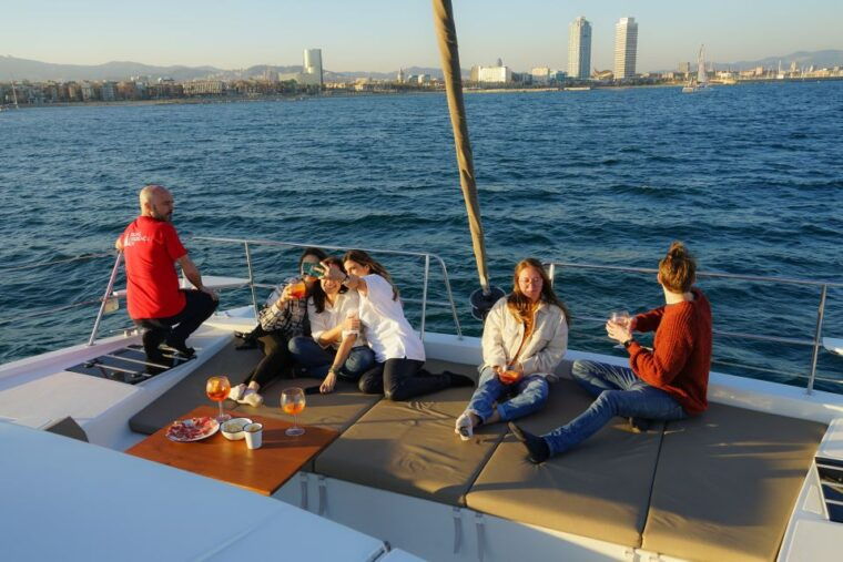 barcelona-private-catamaran-sailing-with-drinks-and-snacks