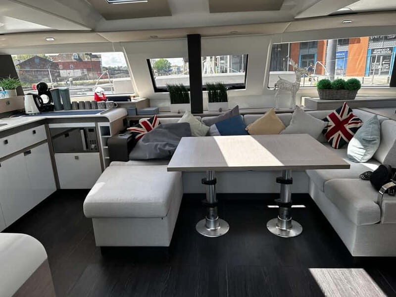 Barcelona: Private luxury ocean catamaran excursion - Key Points