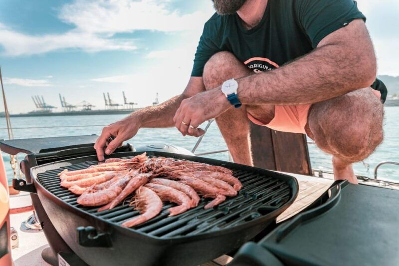 barcelona-sunset-and-midday-sailing-on-a-classic-ketch-boat