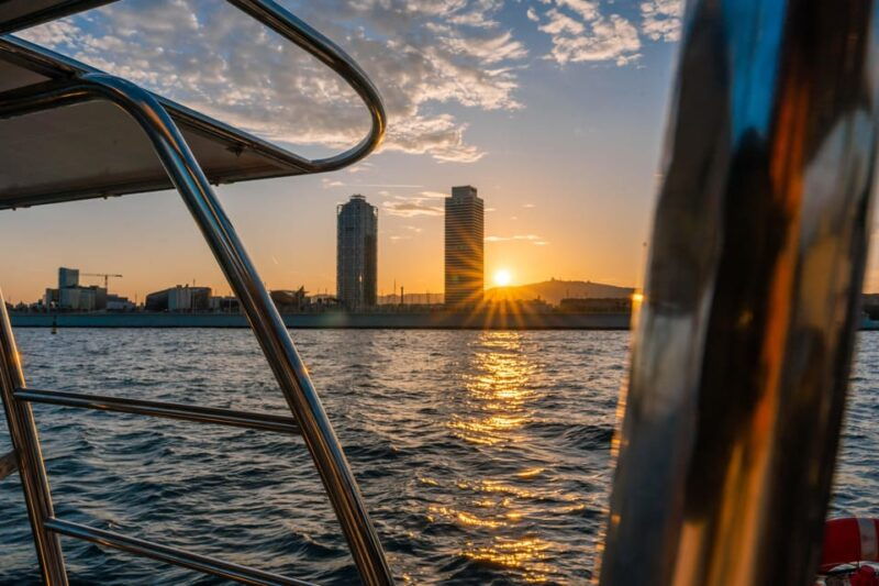 barcelona-sunset-catamaran-cruise-with-wine-and-tapas