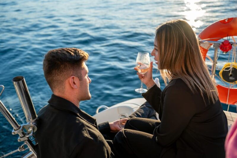 barcelona-sunset-catamaran-cruise-with-wine-and-tapas