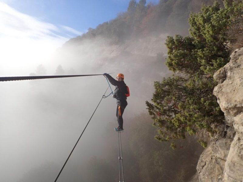 barcelona-via-ferrata-baumes-corcades-in-centelles