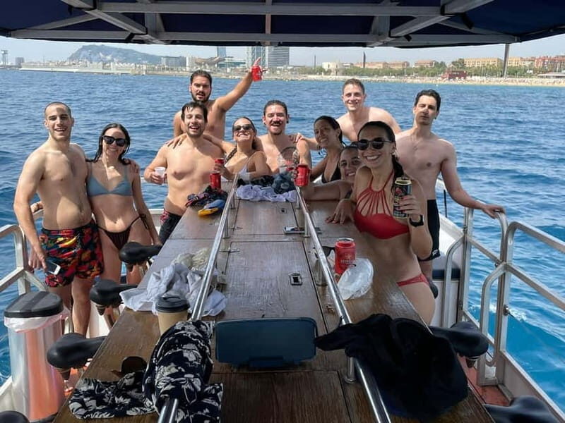 Barcelona: Water Beer Bike Tour, with Friends and Swim - FAQ