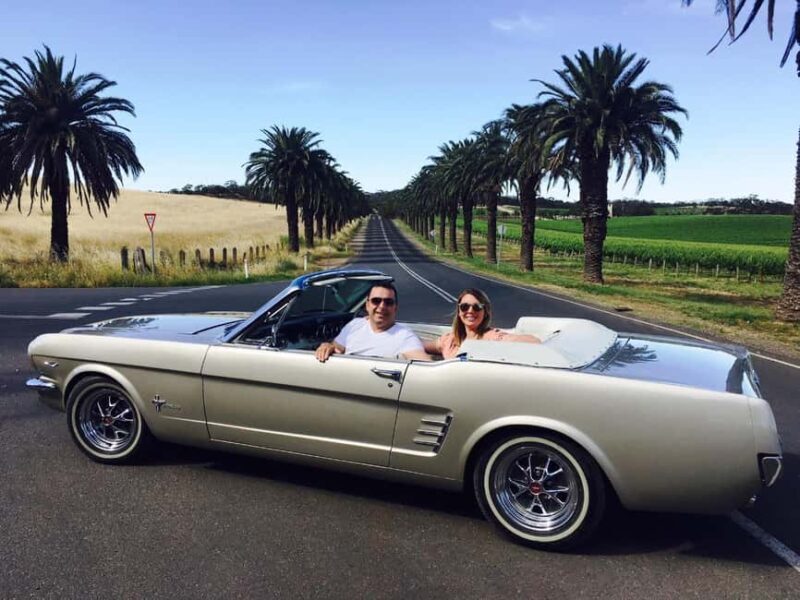 Barossa Food & Wine Trail in a Classic 1966 Mustang - Key Points