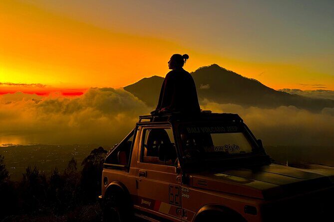 Batur Volcano Jeep Sunrise & Black Lava Experience All included - Early Morning Pickup and Journey to Kintamani