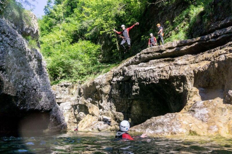 bavaria-schneizlreuth-canyoning-for-beginners
