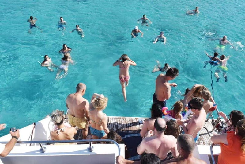 BBQ Boat: Nafsika II Sunset BBQ, Waterslide & Swimming Trip - Key Points