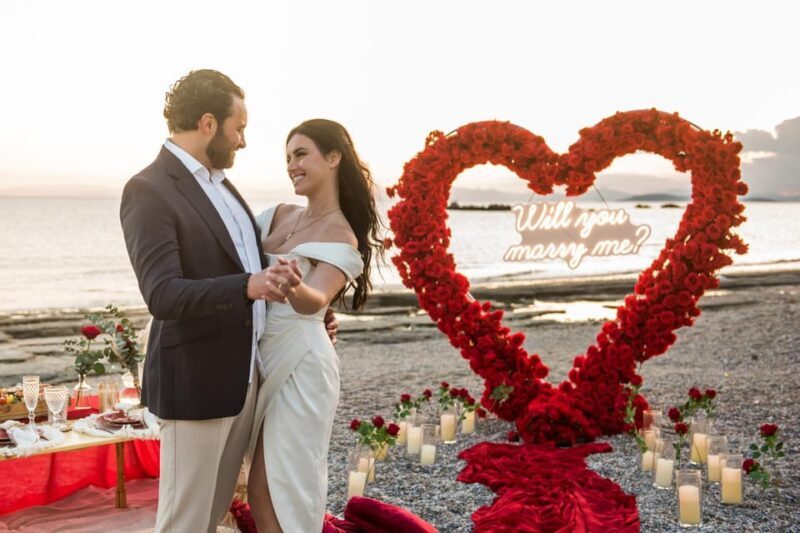 Beach Wedding Proposal with Picnic in the Athenian Riviera - An In-Depth Look at the Proposal Experience