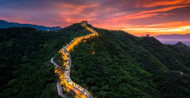 BeijingBadaling Great Wall Night Ticket or Tour with Show - The Sum Up