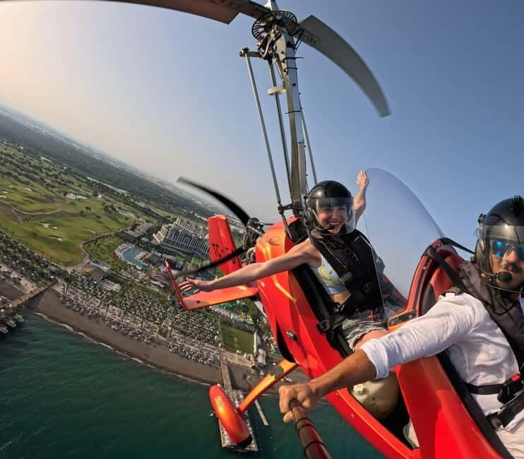 Belek Golf Courses Gyrocopter Tour - Key Points