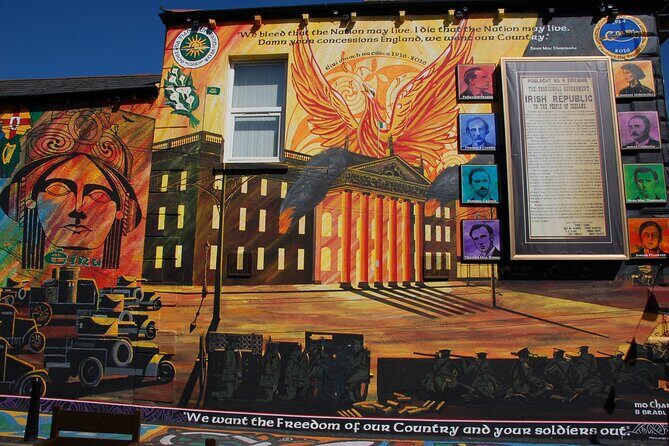 Belfast Famous Black taxi political mural peace wall tour 2 hour - Key Points  