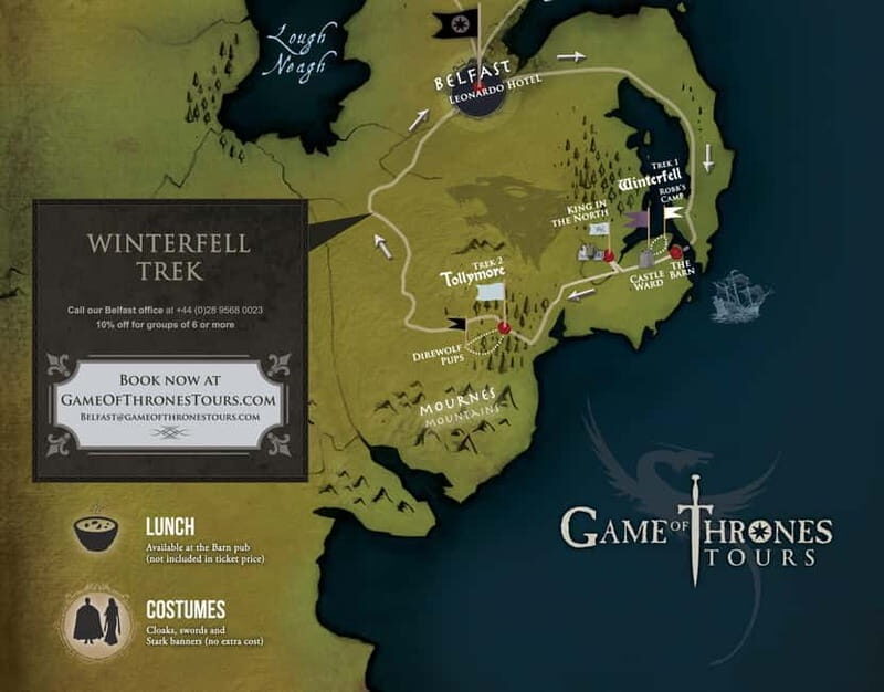 Belfast: Game of Thrones Winterfell Locations Tour - FAQ