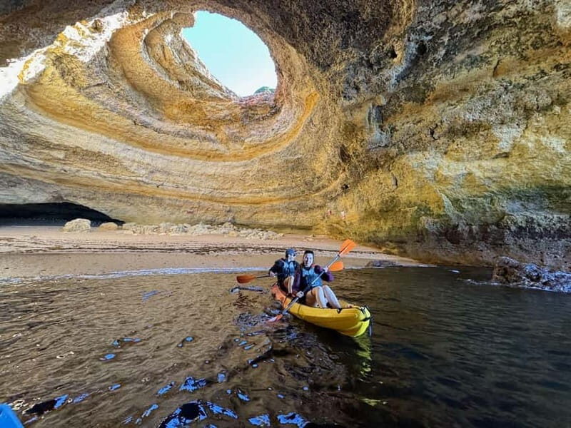 Benagil Kayak Tour: Benagil, Marinha and Albandeira Caves - Key Points