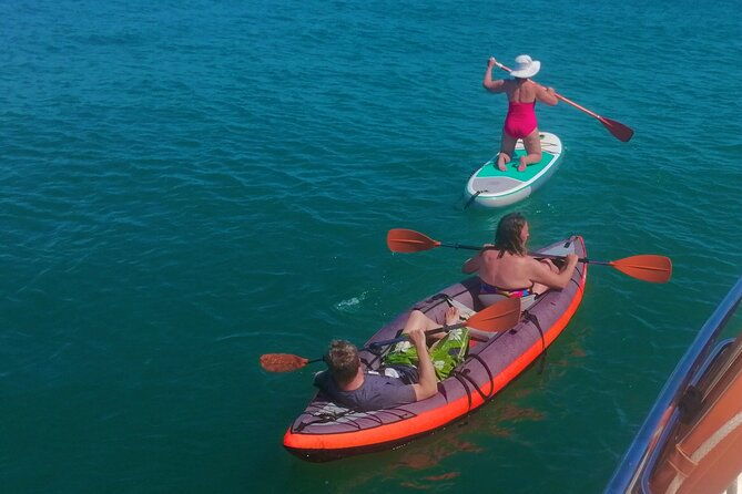benagil-private-yacht-from-lagos-with-drinks-tapas-paddle-boards-and-kayak