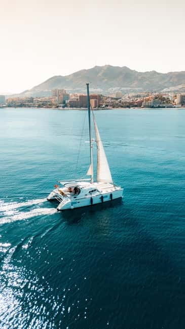 Benalmádena: Catamaran with dolphin watching and drinks - Key Points
