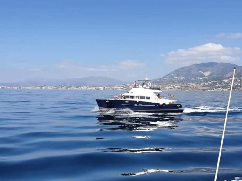 Benalmádena: Private Catamaran Charter for up to 12 People - Drinks and Food
