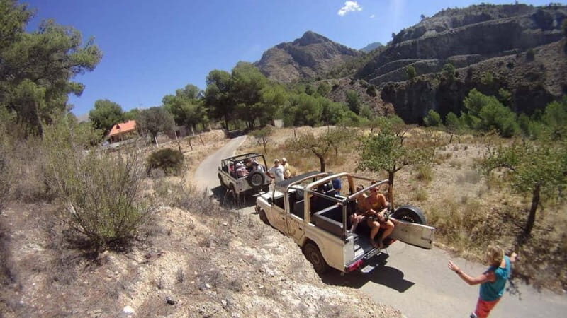 Benidorm: Jeep Safari, Guadalest, and Algar Waterfalls Tour - Cooling Off at Algar Waterfalls
