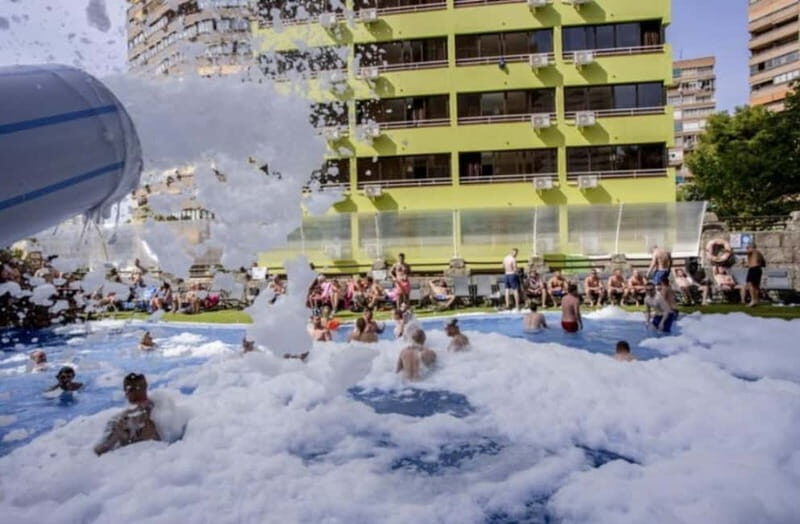 Benidorm Pool Party with DJs, Foam Cannons, & Food - Introduction