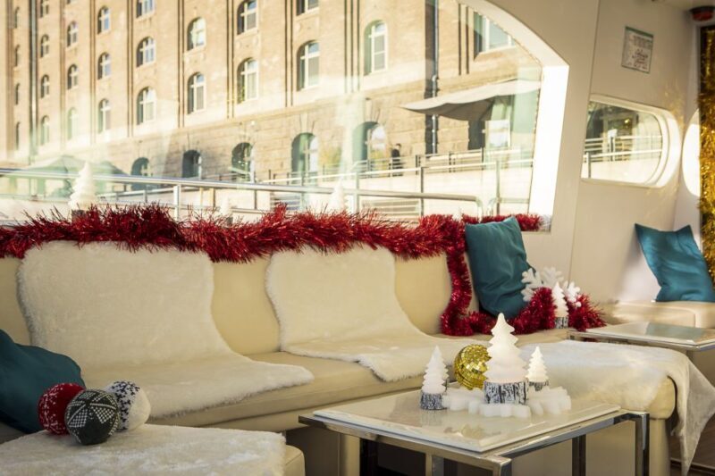 Berlin: Christmas Sightseeing Boat Tour - Key Points