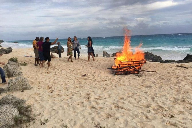 bermuda-beach-bonfire-with-dark-and-stormy-cocktail-included