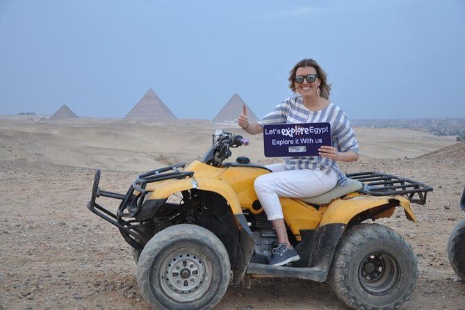 Best adventure around Giza Pyramids ,2hrs Camel Ride, Quad Bike and Tuk Tuk tour - Key Points