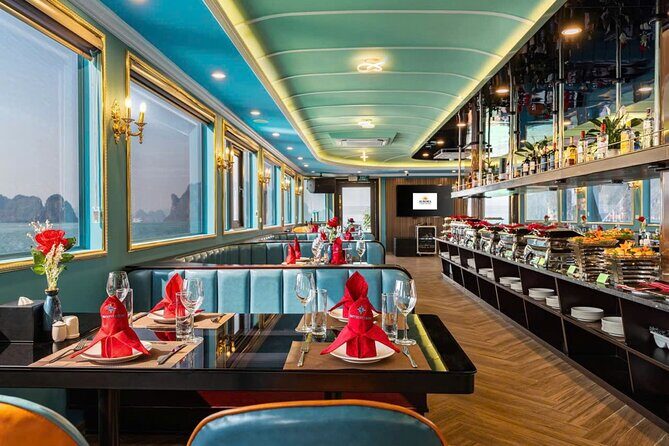 Best deal -Halong Day Cruise - lunch buffet, kayak, sunset party - The Sum Up