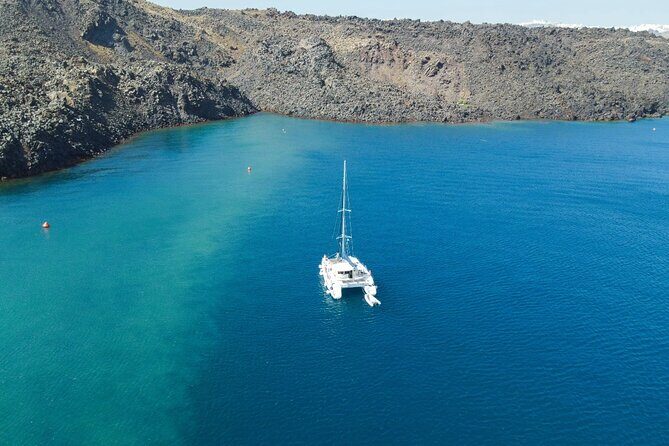 Best of Santorini Private Half-Day Catamaran Cruise with transfer and meal - An In-Depth Look at the Santorini Catamaran Experience