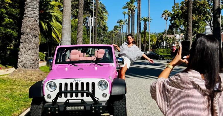 beverly-hills-rodeo-drive-open-pink-jeep-private-tour