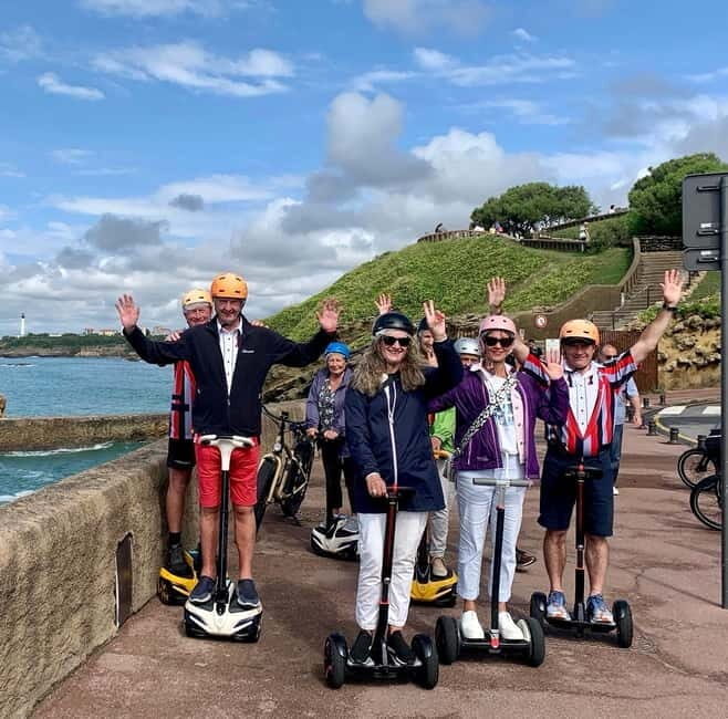 Biarritz happiness: Guided tour on Segway / E-bike + Pala - Key Points