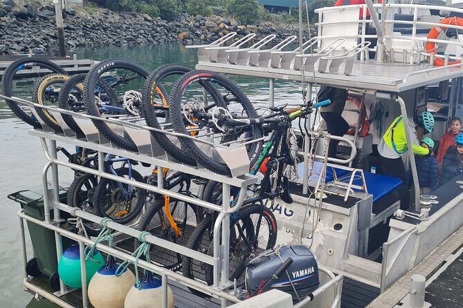 Bike Ferry Port Chalmers to Quarantine Island and Portobello, - What This Ferry Offers