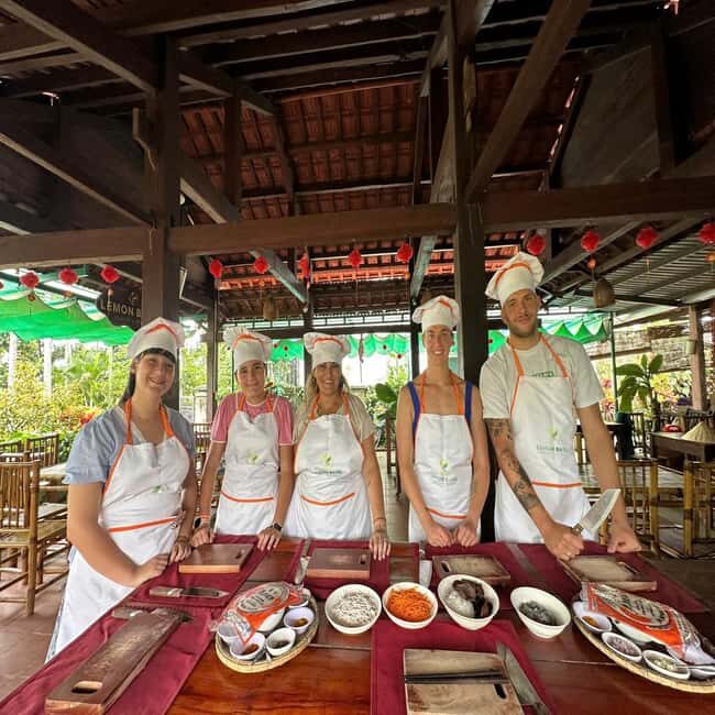 Biking, Eco Basket Boat Ride &Cooking Class in Tra Que - Key Points