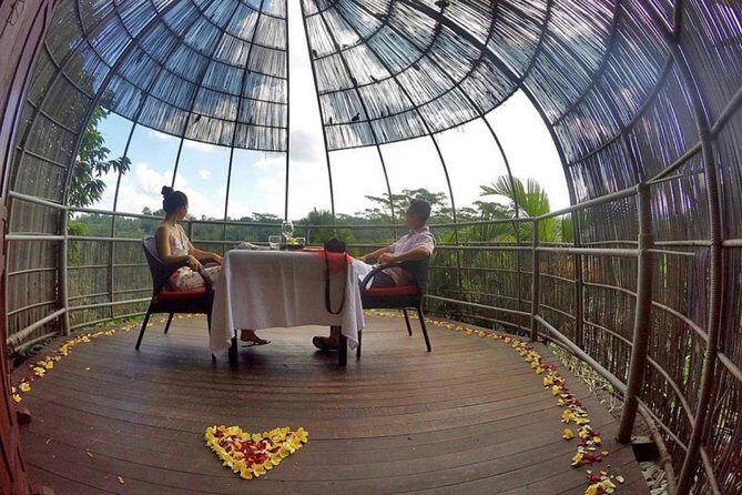 Birds Nest Romantic Dining in Ubud - The Charm of the Bamboo Nest Setting