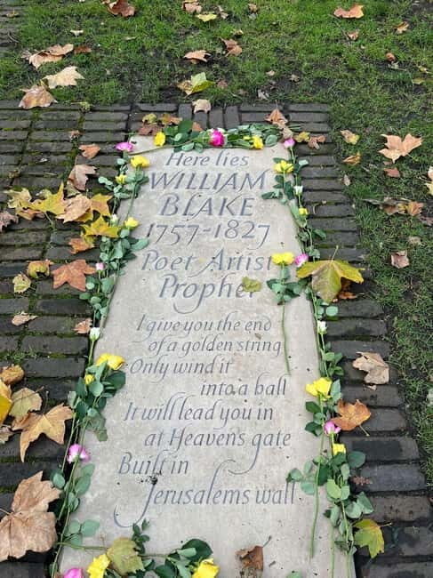 Blake & Defoe's London: Literary Tour & Writing Workshop - Starting Point: Bunhill Fields Cemetery