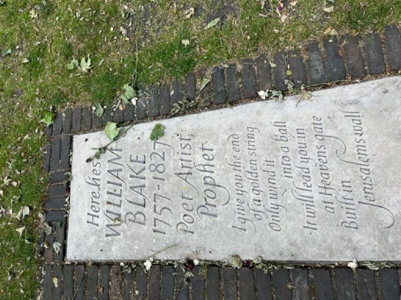 Blake & Defoe's London: Literary Tour & Writing Workshop - The Final Stop: St Giles Cripplegate