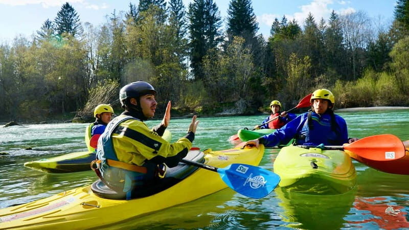 Bled: kayaking course on the river Sava - Key Points