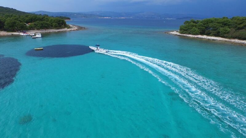 Blue Lagoon and Trogir Half-Day Speedboat Tour from Split - Key Points