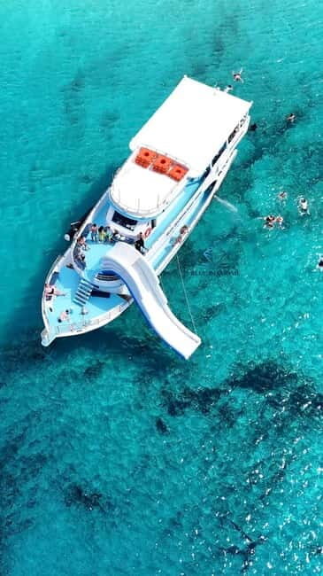 Blue Lagoon cruise with slide departing from Latchi harbour - Introduction
