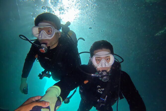 Boat entry diving at the Blue Cave in Onna Village, Okinawa! - What the Itinerary Looks Like