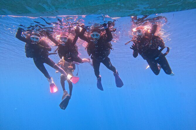Boat entry diving at the Blue Cave in Onna Village, Okinawa! - Who Should Book This Tour?