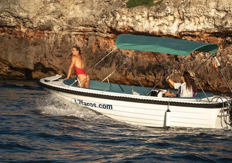 Boat rental in Menorca with no license required. - Discovering Menorca by Private Boat