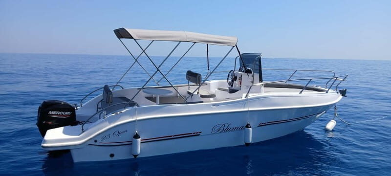 Boat rental without license in Letojanni (Half day 4h) - Starting Point and Convenience