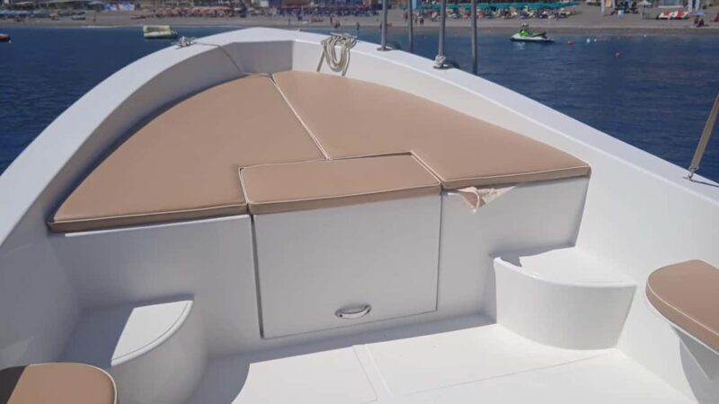 Boat tour in Taormina with aperitif - The Bays and Swimming Stops