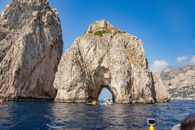 Boat Tour to Capri with Lunch on Board, Swimming and Fun - Key Points