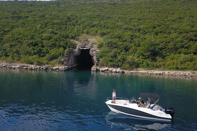 Boat tour to Lady of the Rock , Submarine base & Blue Cave swim - Key Points