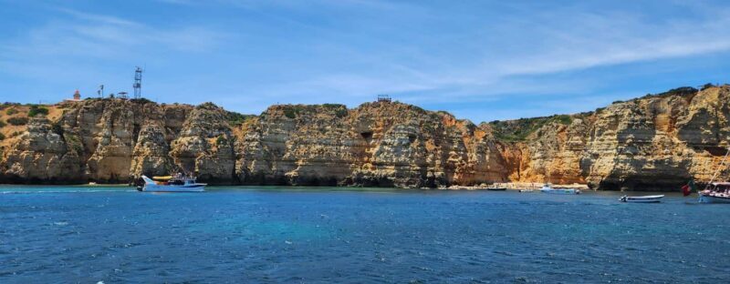 Boat trip to Benagil with a stop for a refreshing swim - Key Points